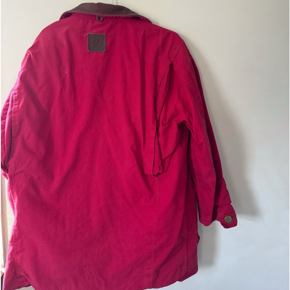 Vintage Marlboro Country Store Red Barn Coat Jacket Leather Trim - Picture 4 of 15